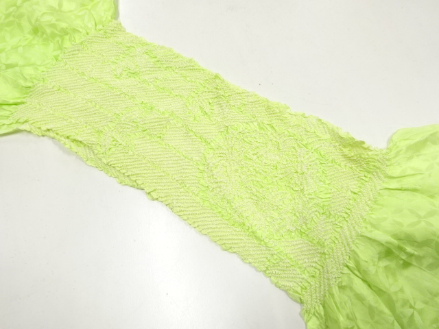 正絹　絞り　帯揚げ